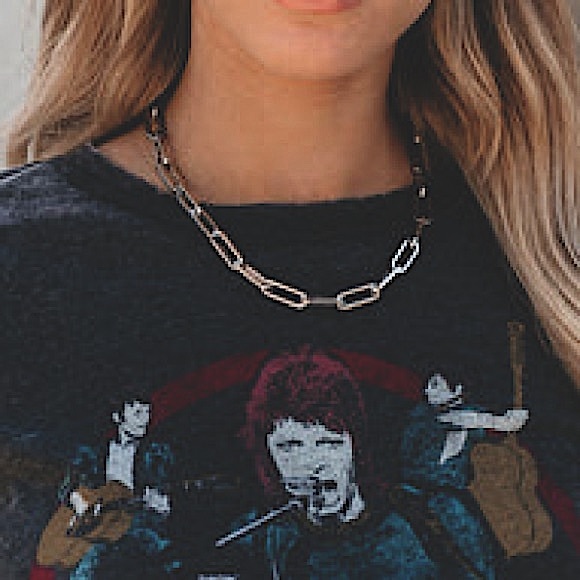 NWT PANNEE CHAIN RULE NECKLACE 📿, Sz.OS, BNWTIB - Picture 1 of 4